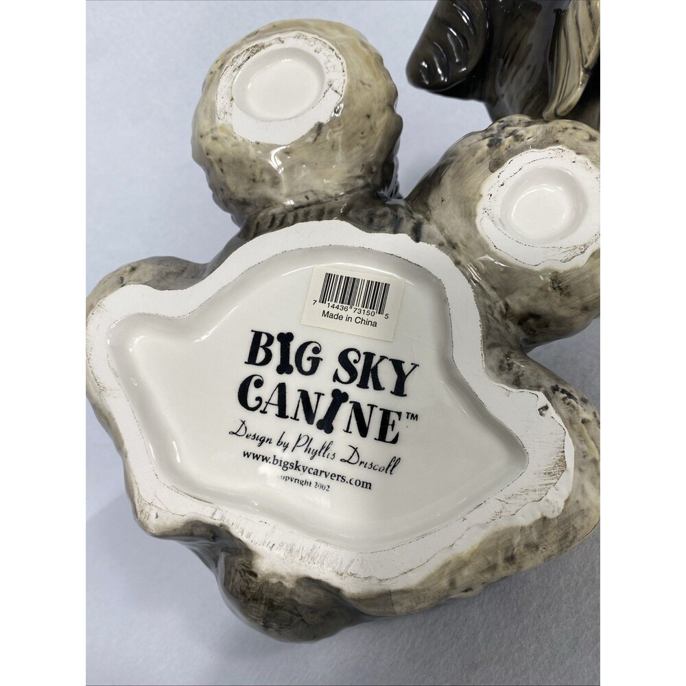 Big Sky Canine Dog Cookie Jar Canister Big Sky Carvers Kitchen Collection - Picture 10 of 10